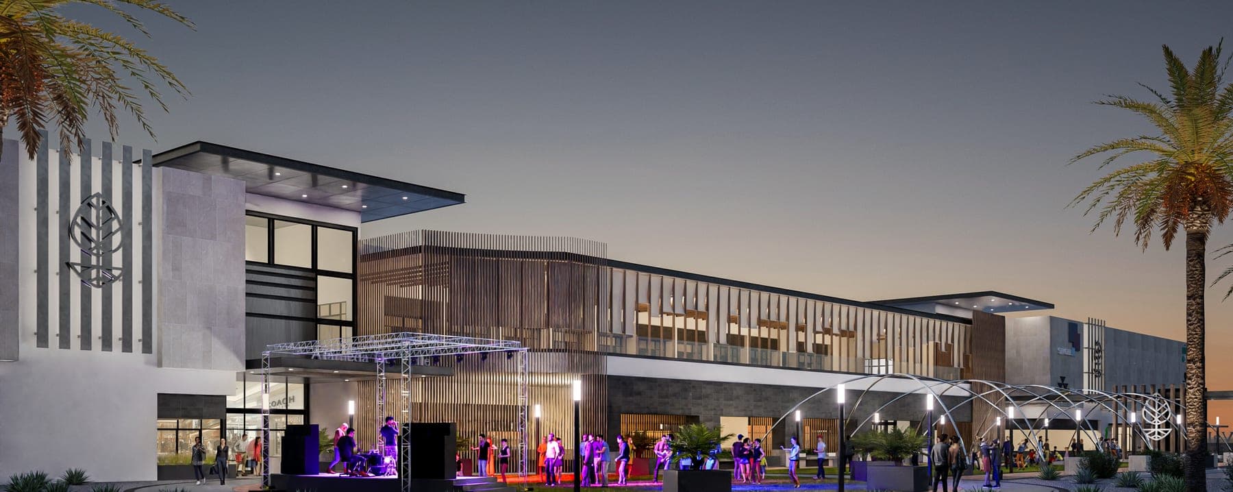 Plaza de eventos y vida nocturna en Alameda del Valle